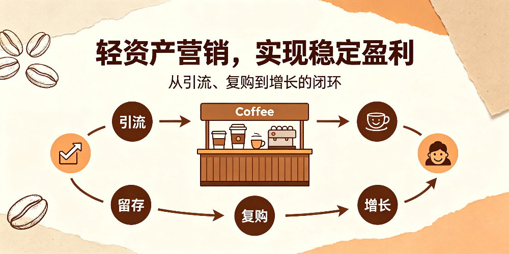 咖啡店零成本营销盈利指南-轻资产营销，实现稳定盈利-企叮咚科技平台.jpg