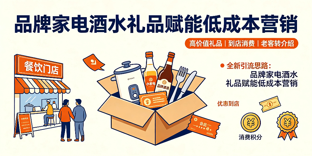 降低餐饮营销成本 品牌礼品解锁引流 -品牌家电酒水礼品赋能成本营销-企叮咚科技平台.jpg