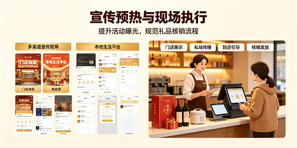 酒水家电礼品适配餐饮门店福利回馈落地流程-宣传预热与现场执行-企叮咚科技平台.jpg