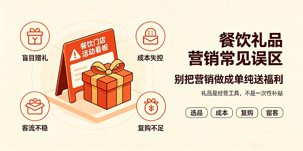 餐饮商家礼品营销落地策略 -餐饮礼品营销常见误区：别把营销做成单纯送福利-企叮咚科技平台.jpg