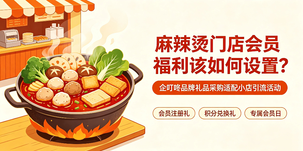 麻辣烫门店会员福利该如何设置？企叮咚品牌礼品采购适配小店引流活动