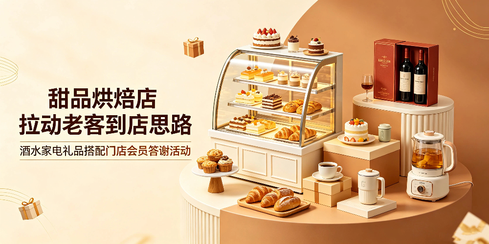 甜品烘焙店拉动老客到店思路：酒水家电礼品搭配门店会员答谢活动-企叮咚科技平台.jpg