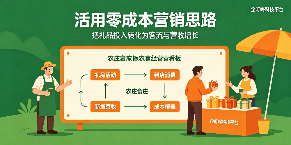 农家乐农庄节假日引流小技巧：活用零成本营销思路-企叮咚科技平台.jpg