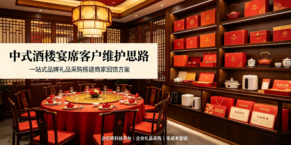 中式酒楼宴席客户维护思路,一站式品牌礼品采购搭建商家回馈方案
