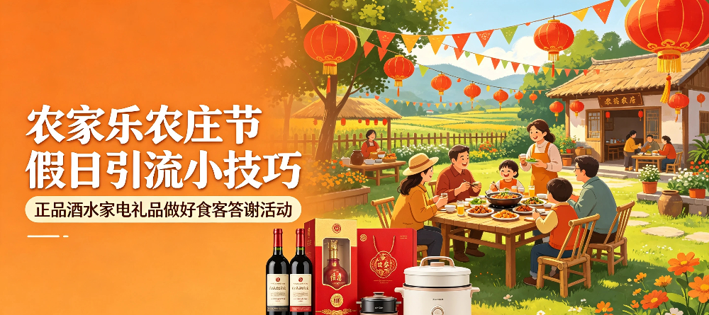 农家乐农庄节假日引流小技巧：正品酒水家电礼品做好食客答谢活动-企叮咚科技平台.jpg