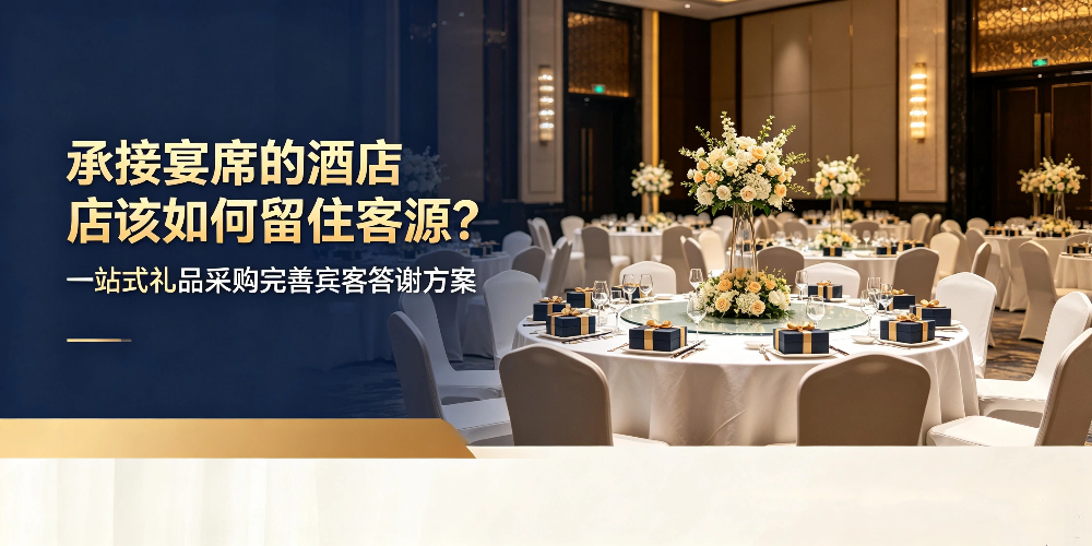 承接宴席的酒店该如何留住客源？一站式礼品采购完善宾客答谢方案