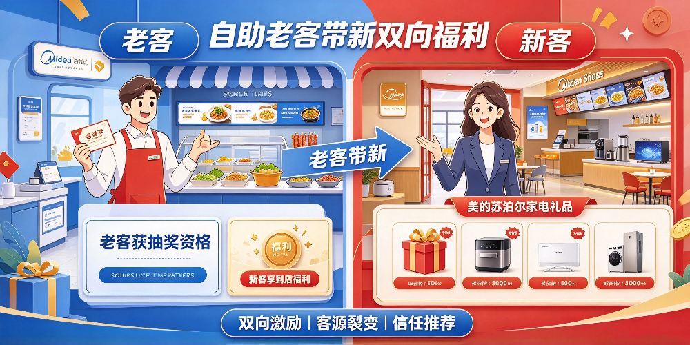 自助餐厅营销与家电礼品策略 -自助老客带新双向福利-企叮咚科技平台.jpg