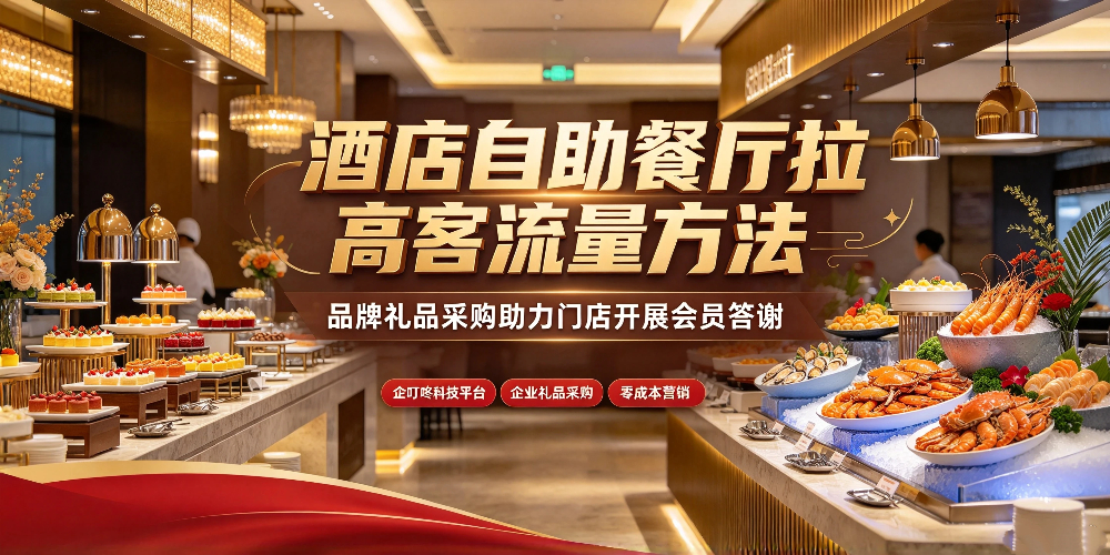 酒店自助餐厅拉高客流量方法：品牌礼品采购助力门店开展会员答谢-企叮咚科技平台.jpg