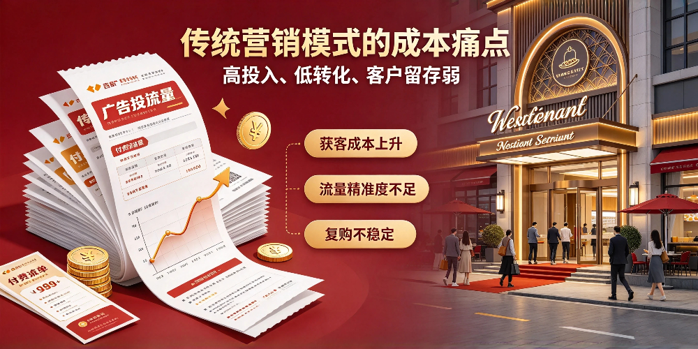 酒店餐饮业降低营销开支的方式 -传统营销模式的成本痛点-企叮咚科技平台.jpg
