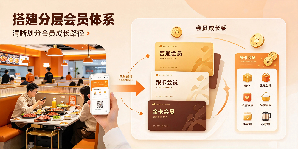 自助烤肉店会员运营与礼品采购拓客引流策略-搭建分层会员体系-企叮咚科技平台.jpg