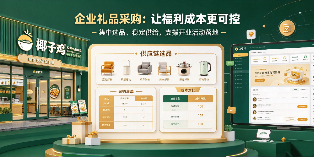 椰子鸡餐饮店新店开业获客思路 -企业礼品采购：让福利成本更可控-企叮咚科技平台.jpg