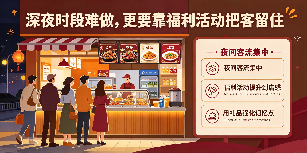 深夜熟食夜宵店客源增长小思路，大牌酒水礼品助力门店开展福利活动 -深夜时段难做，更要靠福利活动把客留住-企叮咚科技平台.jpg