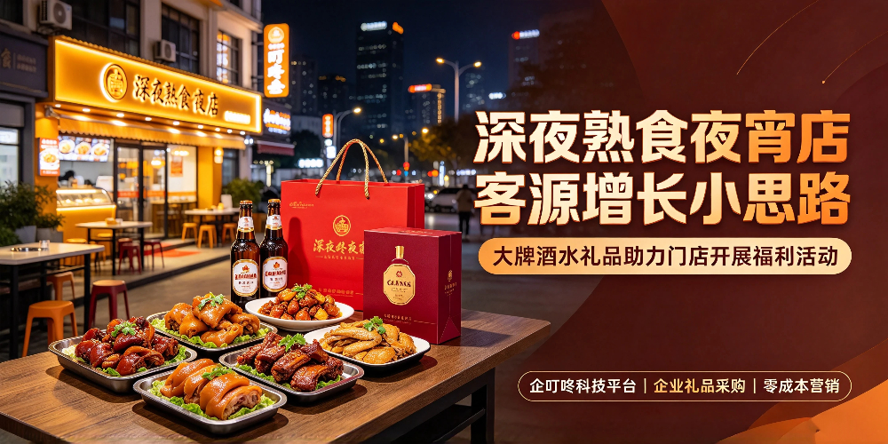 深夜熟食夜宵店客源增长小思路：大牌酒水礼品助力门店开展福利活动