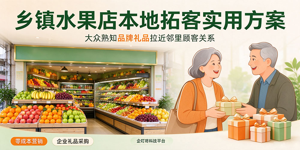 乡镇水果店本地拓客实用方案：大众熟知品牌礼品拉近邻里顾客关系