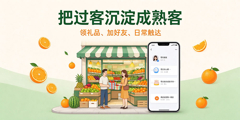 临街水果店吸引客流妙招：把过客沉淀成熟客-企叮咚科技平台.jpg