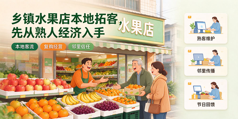 乡镇水果店本地拓客实用方案：借大众熟知品牌礼品拉近邻里顾客关系-乡镇水果店本地拓客，先从熟人经济入手-企叮咚科技平台.jpg