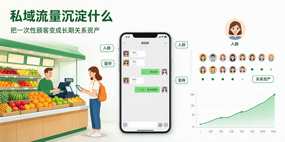 鲜果门店私域流量沉淀方法：私域流量沉淀什么-企叮咚科技平台.jpg
