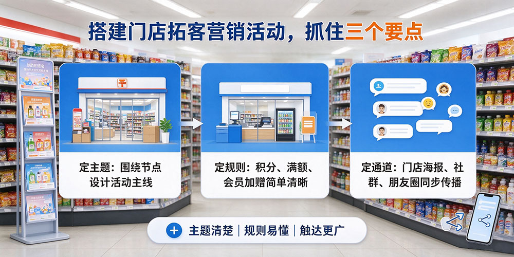 便利店拓客营销活动策划-搭建门客拓客营销活动，抓住三个要点-企叮咚科技平台.jpg